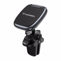 Wozinsky WUMTK magnetinis telefono laikiklis automobilio oro angai - juodas