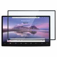 Spigen Glas.tR EZ Fit apsauginis stiklas Tesla Model X 2022 / Model S 2021 - juodas