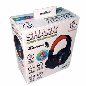 Rebeltec žaidimų ausinės su mikrofonu SHARK jack usb