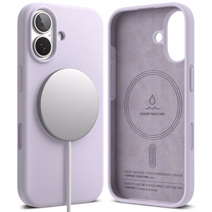 Ringke Silikoninis Magnetinis dėklas telefonui iPhone 17 - Violetinis