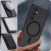 Dėklas Reach Matte MagSafe Samsung S928 S24 Ultra juodas