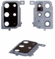 Samsung G985/G986 S20 Plus kameros stikliukas su rėmeliu Cosmic Grey originalus (used Grade A)