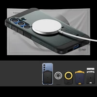 Spigen Tough Armor MagSafe Dėklas telefonui Samsung Galaxy S25+ - žalias