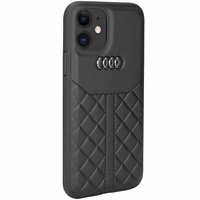 Audi tikros odos kietasis dėklas telefonui iPhone 11 / Xr 6.1 – juodas