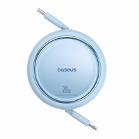 Baseus Free2Pull - 20 W USB-C į Lightning ištraukiamas kabelis, 1 m (mėlynas)
