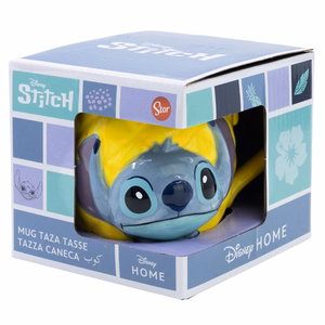 Disney Stitch Pineapple 3D keraminis puodelis dovanų dėžutėje, 325 ml
