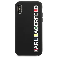 Karl Lagerfeld Blizgus Bauhaus iPhone X/XS Dėklas - juoda