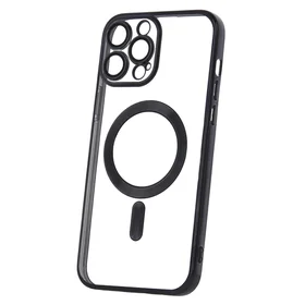 Color Chrome Magnetinis dėklas telefonui iPhone 13 Pro Max 6,7" juodas
