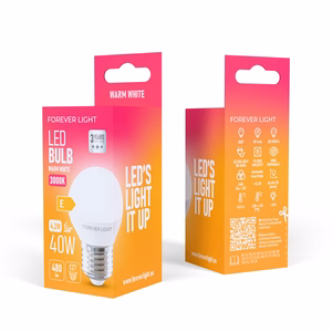 Forever Light LED Bulb E27 G45 4.2W 480lm 3000K class E