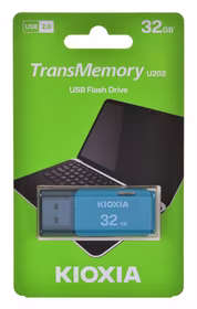 Kioxia TransMemory U202 USB atmintukas 32 GB USB A tipo 2.0 Mėlyna