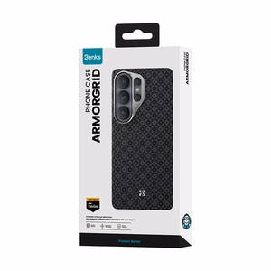 Benks Magnetic Armor Air Armor Grid Kevlar Dėklas Metal Frame 600D (E048) for Samsung Galaxy S26 juodas