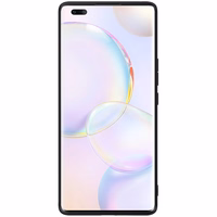 Nillkin Textured dėklas patvarus sustiprintas dėklas su gelio rėmu ir nailono nugarėle Honor 50 Pro juodas