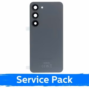 Задняя крышка совместимая с Samsung S911 S23 графитовая (Service Pack)