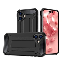 Hybrid Armor dėklas telefonui iPhone 16 - juodas