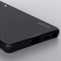 Nillkin Super Frosted Shield Pro Magnetinis dėklas telefonui su MagSafe Samsung S25 Ultra - Juodas