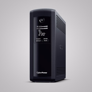 CyberPower Tracer III VP1600ELCD-FR nepertraukiamo maitinimo šaltinis (UPS), Line-Interactive, 1,6 kVA, 900 W, 5 AC lizdai