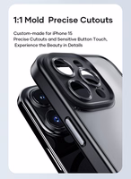 Rock Guard Touch Matte serijos dėklas Iphone 15 Plus baltas