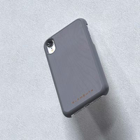 Nordic Elements Original Gefion - dėklas iPhone XR with real maple wood (Mid Grey)