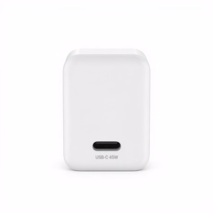 Crong Ultra Compact GaN USB-C sieninis įkroviklis, 45 W PD 3.0, PPS, baltas