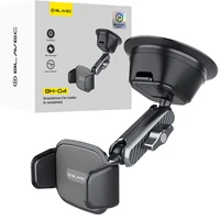 Blavec Automobilio laikiklis BH-04 aliuminis prie priekinio stiklo (BH04-WSB) juodas