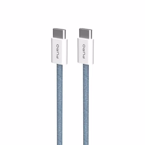 Puro Fabrik 60W USB-C - USB-C kabelis 1.5m - mėlynas