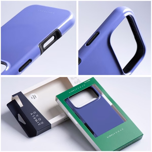 ROAR dėklas RAINBOW BUMPER telefonui IPHONE 17 Pro Max violetinis