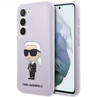 Karl Lagerfeld KLHCS23MSNIKBCU S23+ S916 kietas dėklas violetinis/violetinis Silikoninis Ikonik