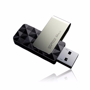 Silicon Power Blaze B30 64 GB A tipo USB 3.0 (3.1 Gen 1) atmintinė Juoda
