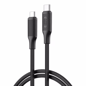 XO kabelis NB-Q265B PD USB-C - USB-C 1,0 m 60 W juodas