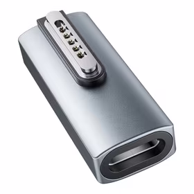 Adapteris Essager "Zeus" juodas (In: Type-C / Out: Magsafe3)