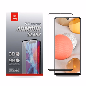 Crong 3D Armor Glass Full Glue 9H grūdintas apsauginis ekrano stiklas, skirtas Samsung Galaxy A42 5G