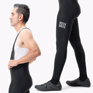 Rockbros 200021 Long Cycling Bib Shorts with Pad Size M - Black