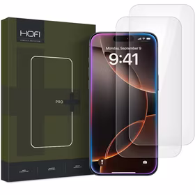 GRŪDINTAS STIKLAS HOFI GLASS PRO+ 2-PACK IPHONE 16 PRO MAX SKAIDRUS