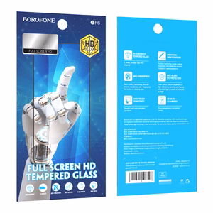 Borofone Apsauginis stiklas BF6 Diamond Armor Visas Ekranas HD iPhone 16e/14/13/13 Pro – 10 vnt