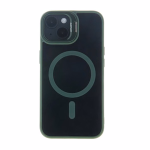 Telefono Dėklas "MagCase Extra Lens" Apple iPhone 16 Žalias