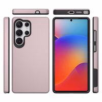 Dėklas Perfectionists Triangle Case Samsung S908 S22 Ultra 5G rožinio aukso