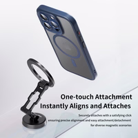 Rock Guard Touch Matte Series Magnetinis dėklas telefonui Iphone 16 pilkas