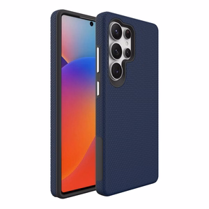 Dėklas Perfectionists Triangle Case Samsung S928 S24 Ultra tamsiai mėlynas