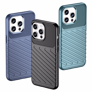 Бронированный iPhone 15 Pro Max Thunder Case - синий