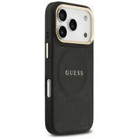 Guess Peony Hot Stamp MagSafe dėklas telefonui iPhone 17 Pro Max - juodas