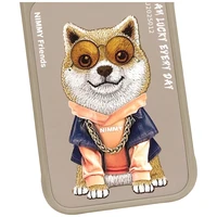 Nimmy Glasses Cool nag dėklas telefonui iPhone 17 Pro Max - smėlinis