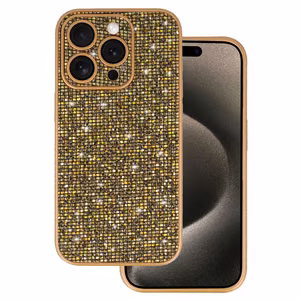 Flash dėklas telefonui Iphone 13 Pro Max auksinis
