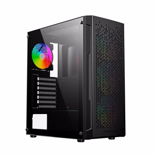 Gembird CCC-FC-400X Fornax 400X Gaming ARGB juodas kompiuterio korpusas