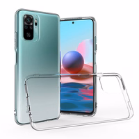 Dėklas telefonui 2 mm BOX XIAOMI Redmi Note 10 / 10S skaidrus