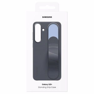 Samsung Standing Grip Case dėklas, skirtas Samsung Galaxy S25, juodas