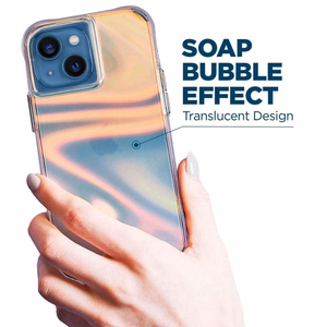 Case-Mate Soap Bubble dėklas, skirtas iPhone 14 Plus, vaivorykštinis