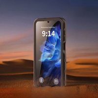 Dėklas atsparus vandeniui SHELLBOX A16 SAMSUNG A16 - juodas (m)