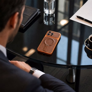 Luxgrip Mag dėklas iPhone 17 Pro 6,3", oranžinis