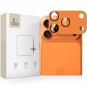 Kameros apsauga Tech-Protect CamFull Fit+ Apple iPhone 17 Pro Cosmic Orange