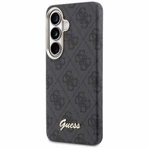 Guess dėklas 4G Script MagSafe skirtas Samsung Galaxy S26 juodas